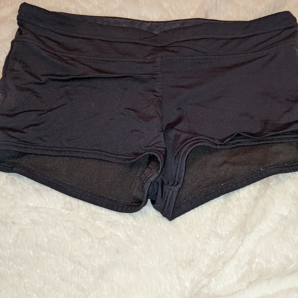 Woman's black swim shorts